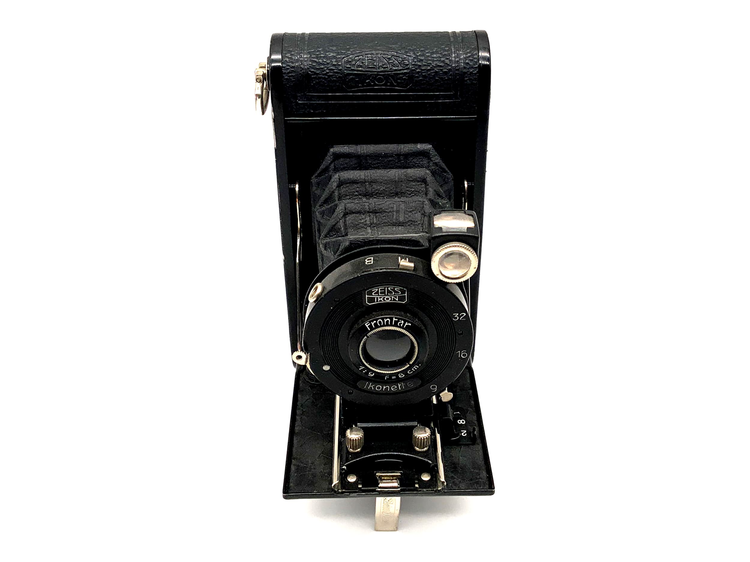 Zeiss Ikonikonette 504/12 folding camera with front 1:9 f=8cm 4x6.5