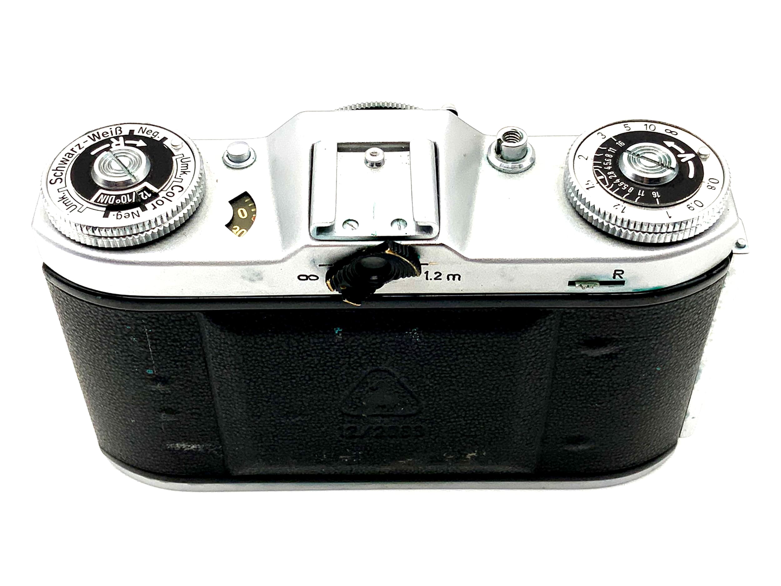 Balda Beltica folding camera with E. Ludwig Meritar red V 1:2.9 f=50mm Vebur