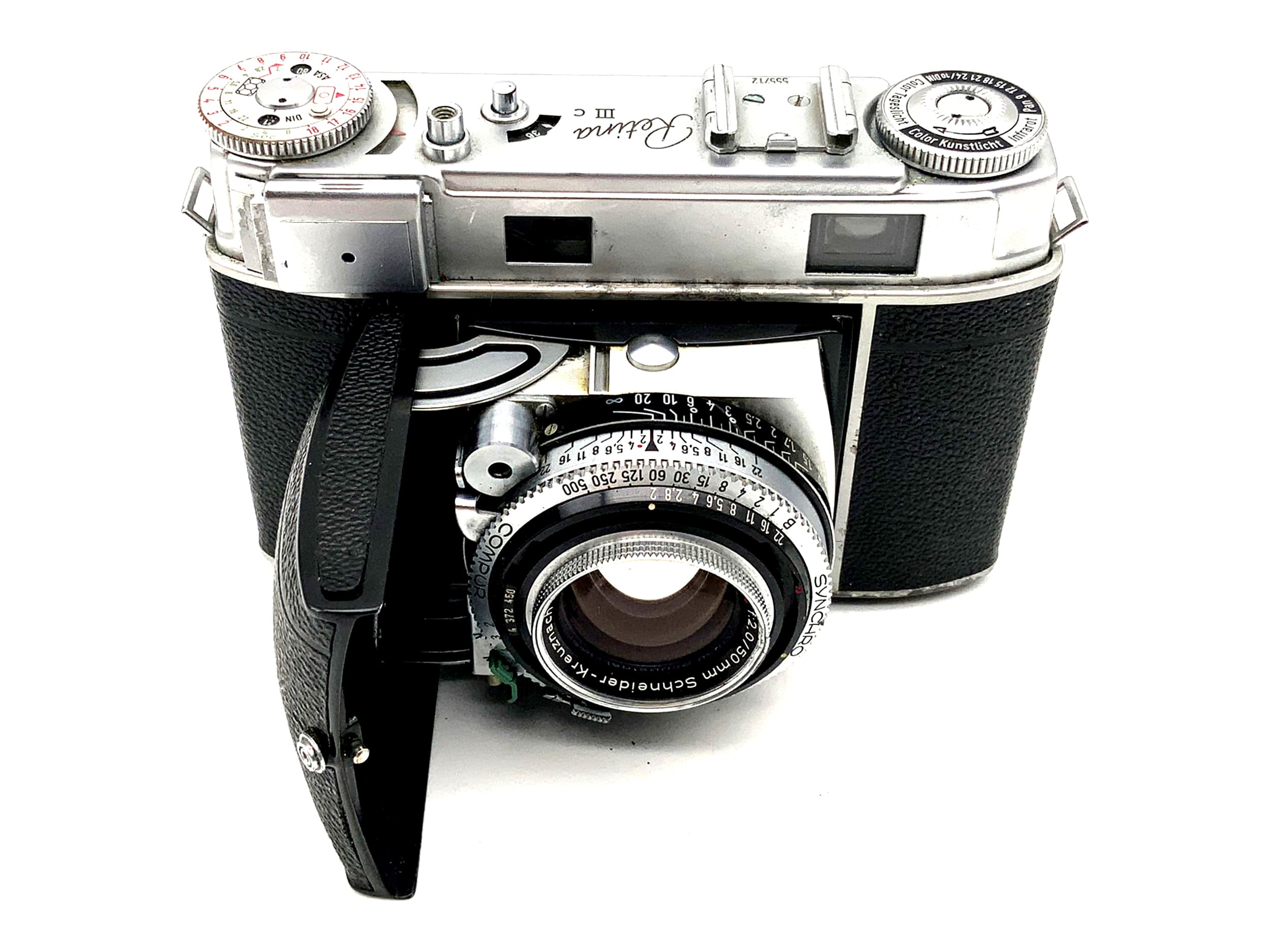 Kodak Retina IIIc folding camera with Xenon red C f=2.0/50mm Compur !Beli defective!