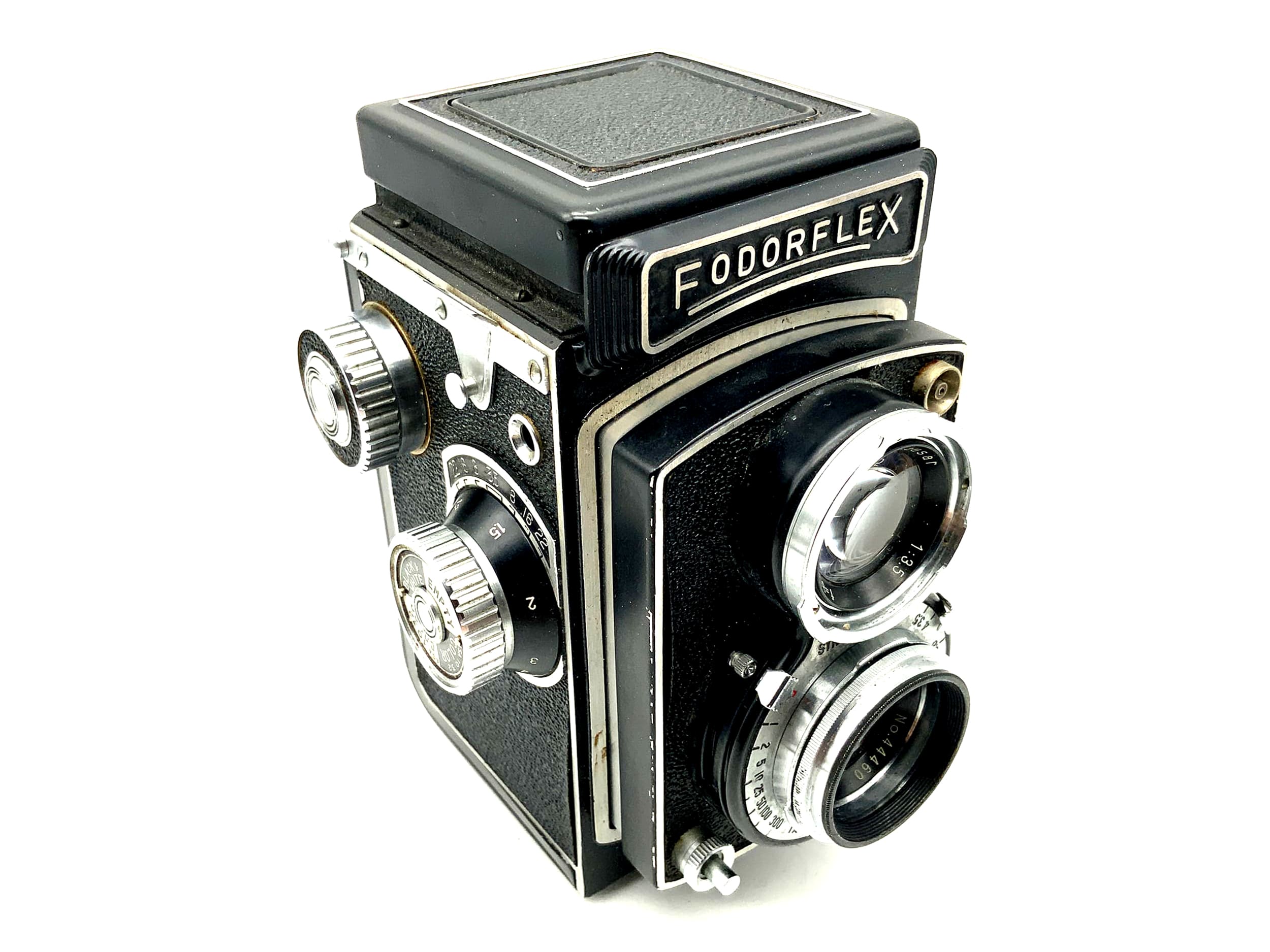 Appareil photo bi-objectif Fodor Fodorflex TLR avec Biokor 1:3,5 f = 80 mm FC Synchro-Compur