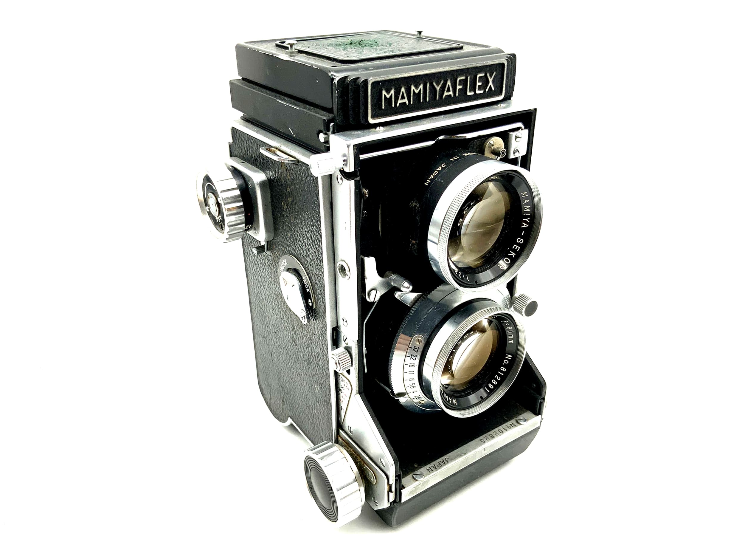 Appareil photo reflex numérique Mamiyaflex C2 avec double objectif Sekor 1:2,8/80 mm Seikosha-S 6x6