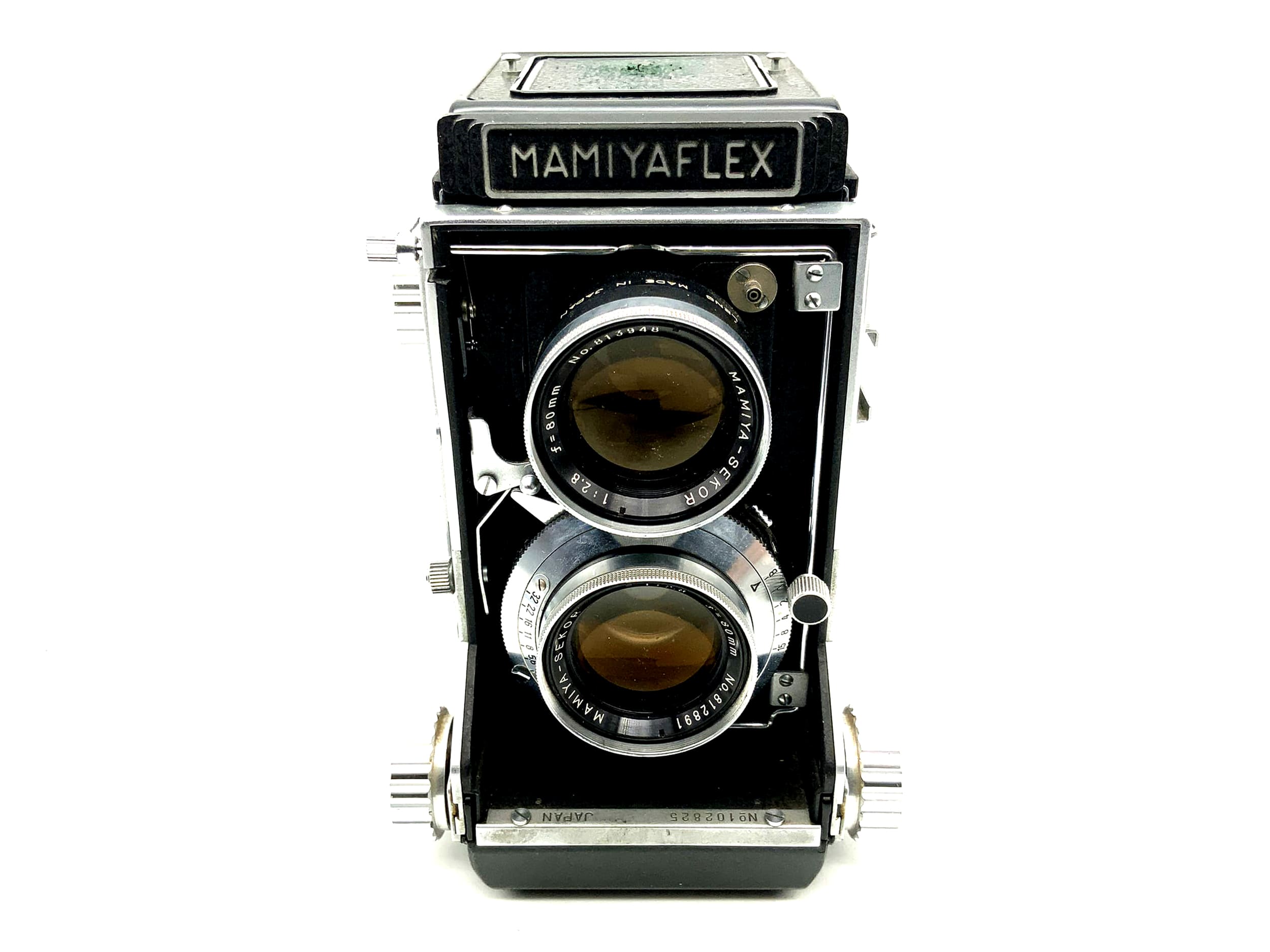 Appareil photo reflex numérique Mamiyaflex C2 avec double objectif Sekor 1:2,8/80 mm Seikosha-S 6x6