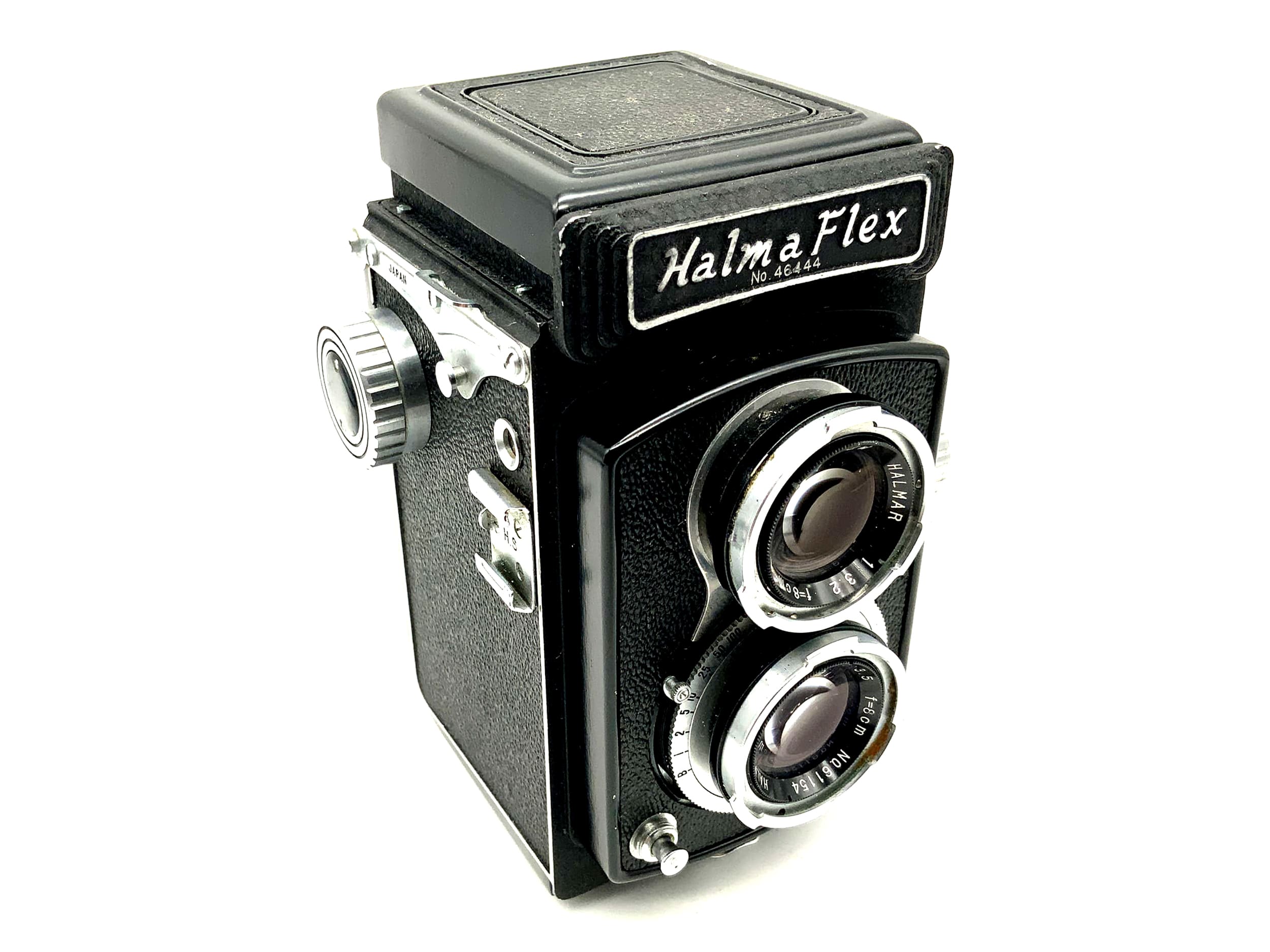 Appareil photo Halma Flex TLR avec Anastigmat 1:3,5 f=8cm 6x6 à double objectif