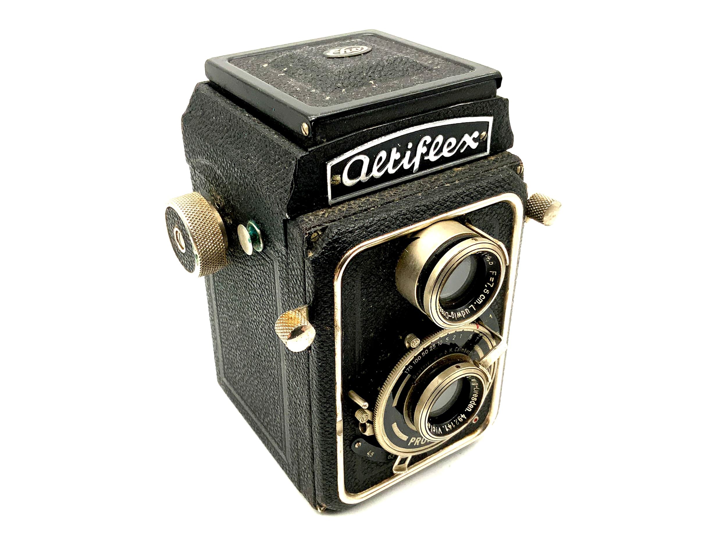 Eho-Altissa Altiflex TLR avec caméra double objectif Victar 1:4,5 F=7,5 cm Prontor II