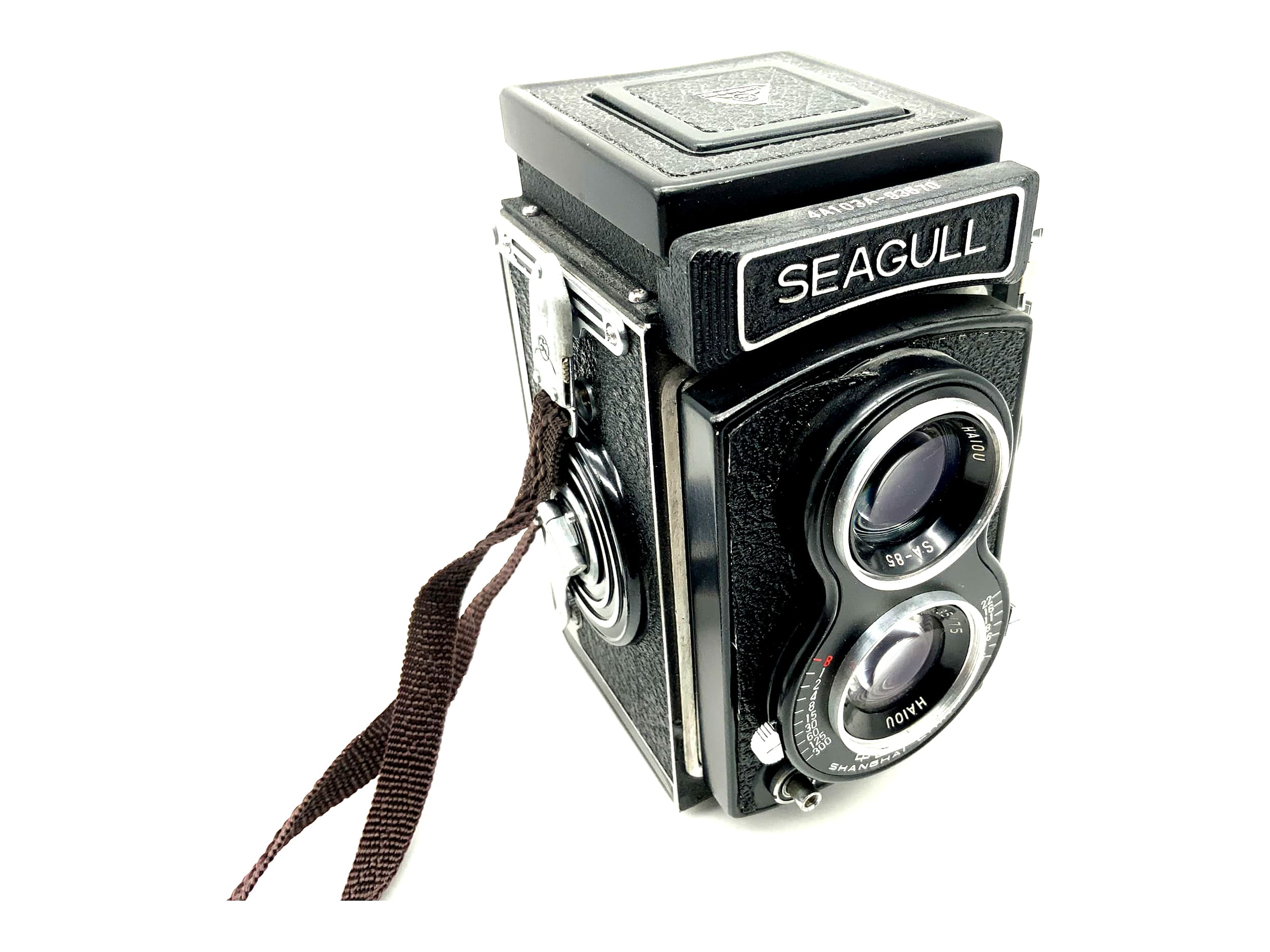 Seagull 4A-103 TLR avec appareil photo bi-objectif Haiou SA-85 1:3,5/75