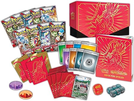 Pokémon Crimson &amp; Purple Koradon Elite Trainer Box (German)