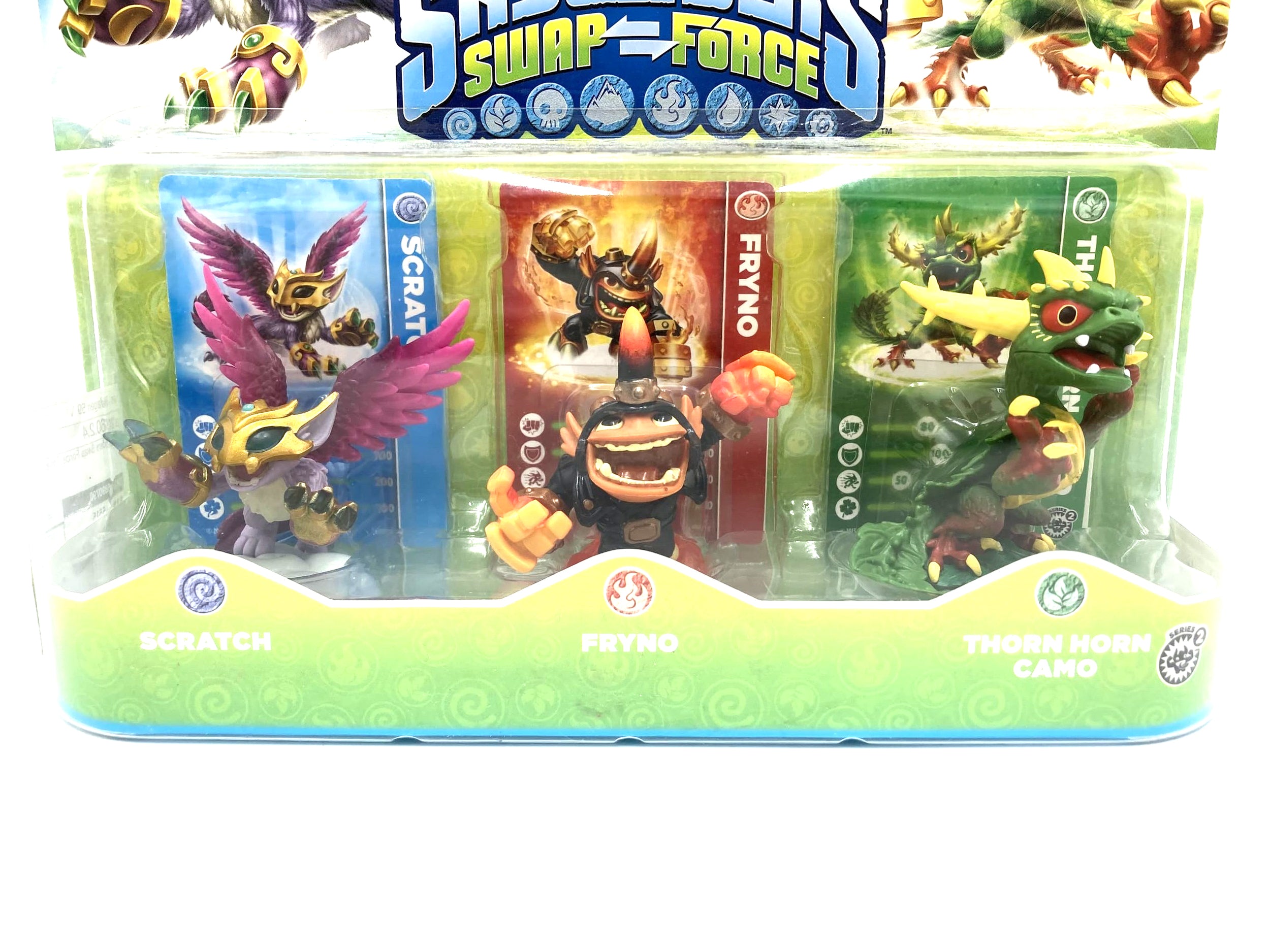 Skylanders Swap Force 3er Pack Scratch Fryno Camo neu und ovp originalverpackt