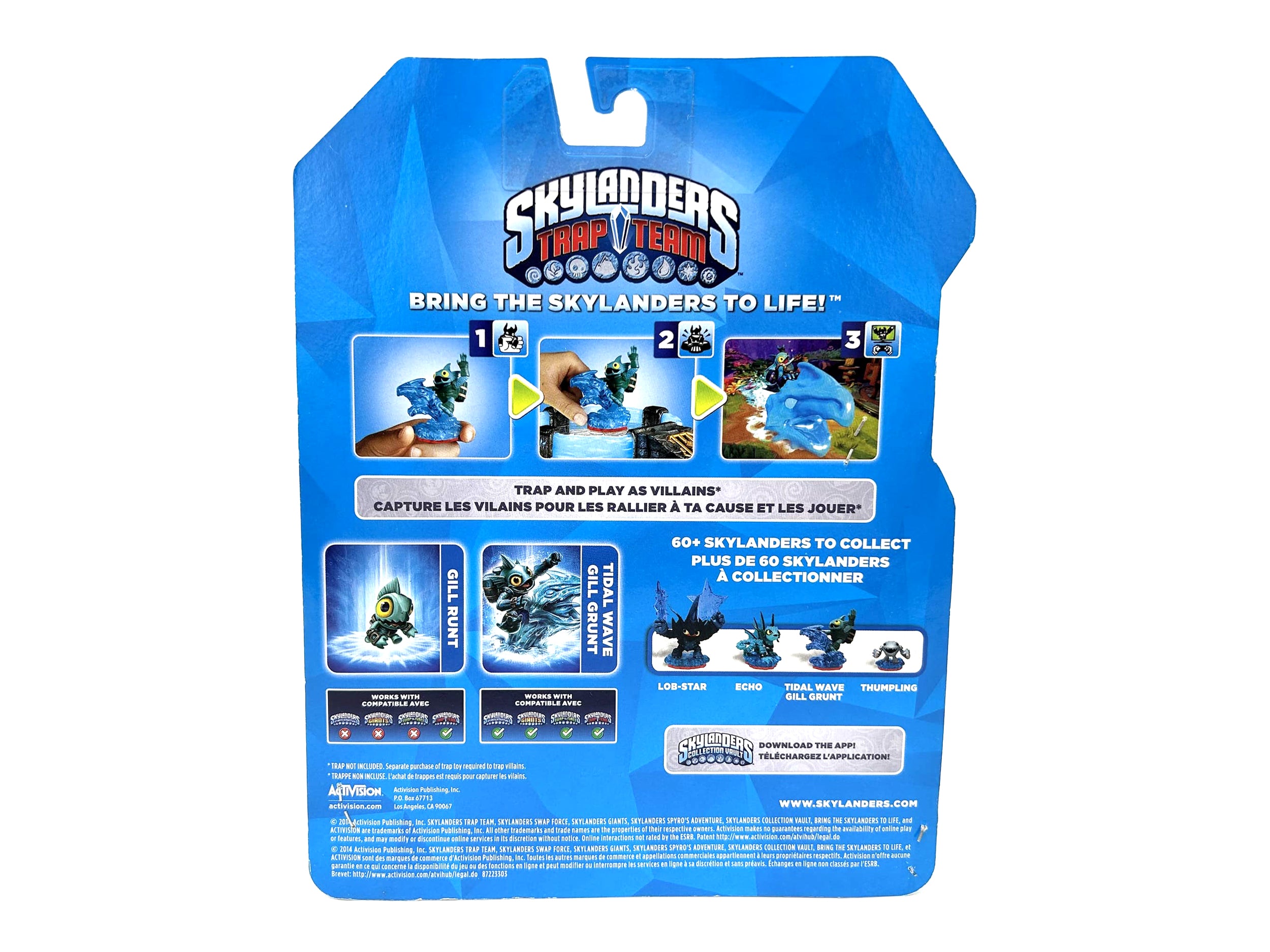 Skylanders Trap Team Tidal Wave Gill Grunt & Gill Runt Duo Pack Walmart Edition