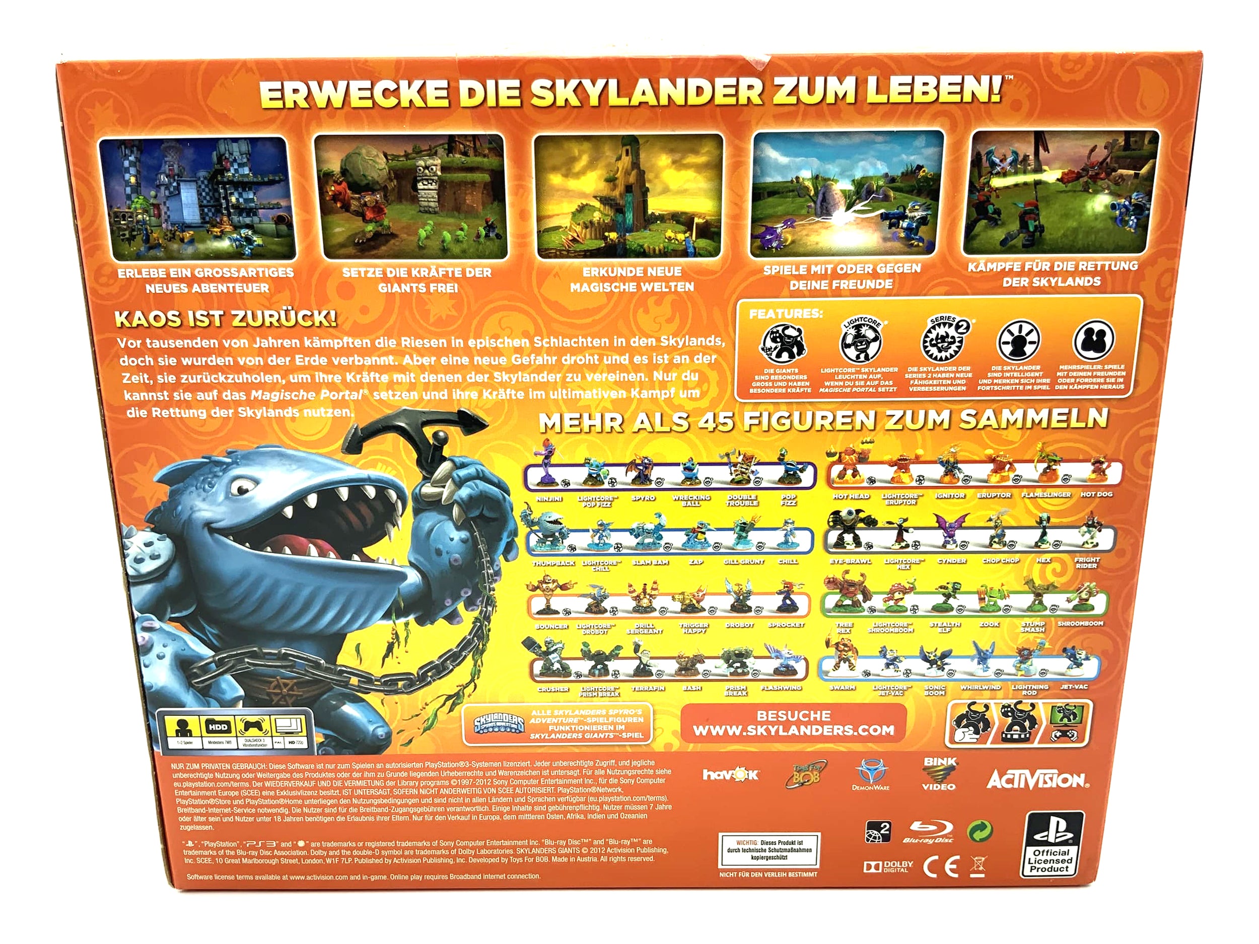 Skylanders Giants Booster Pack for Playstation 3 starter pack PS3