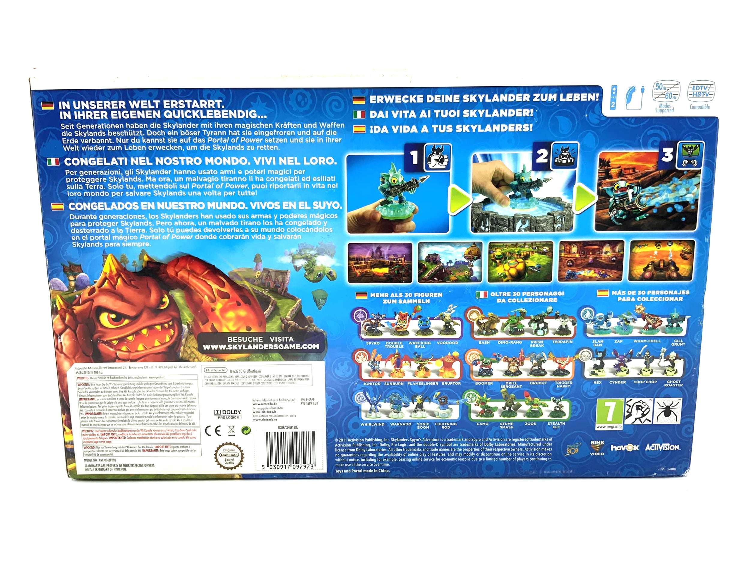 Skylanders Spyros Adventure Starterset für Nintendo Wii starter Pack