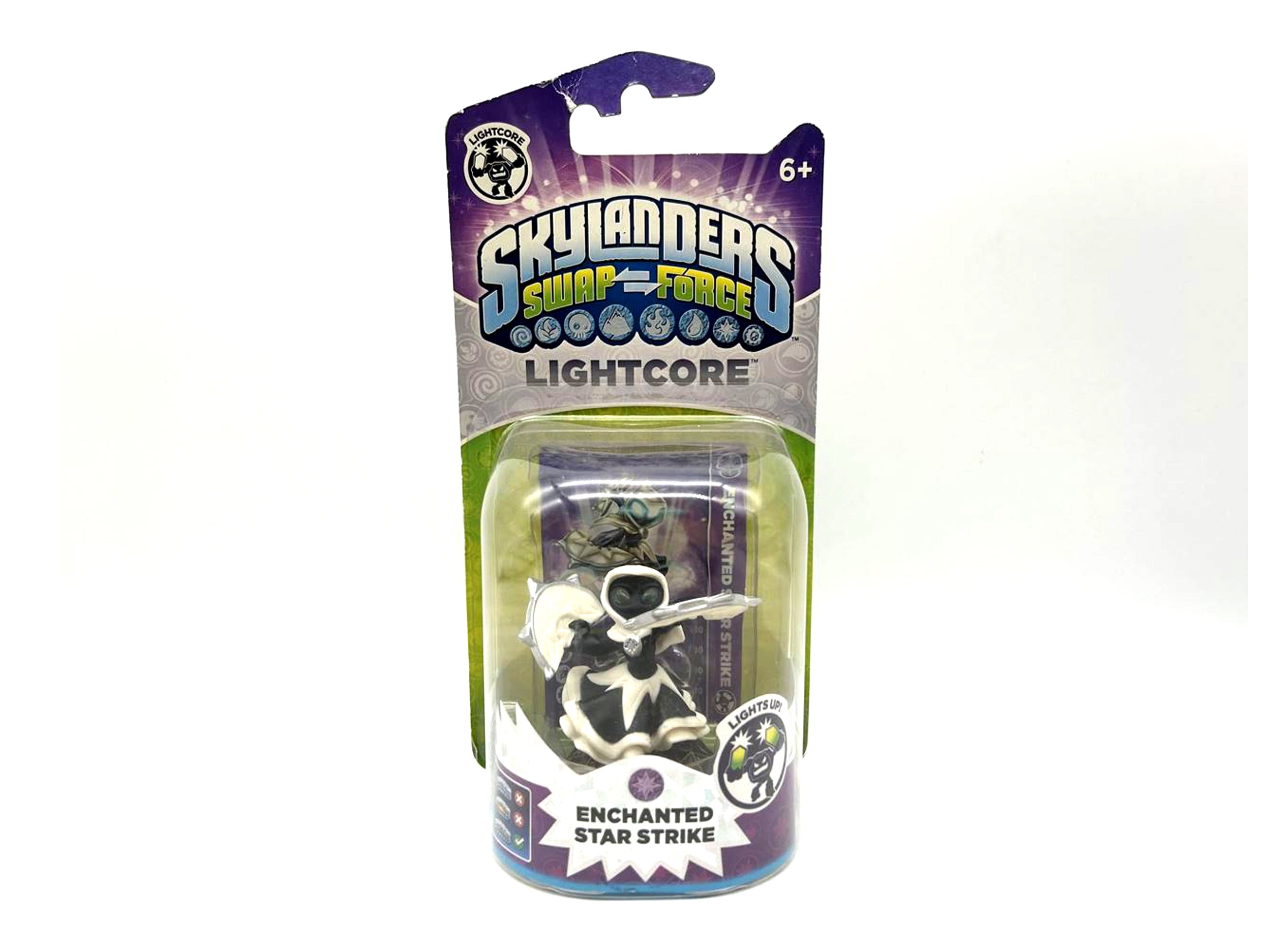 Skylanders Swap Force figure Enchanted Star Strike Lightcore in original packaging