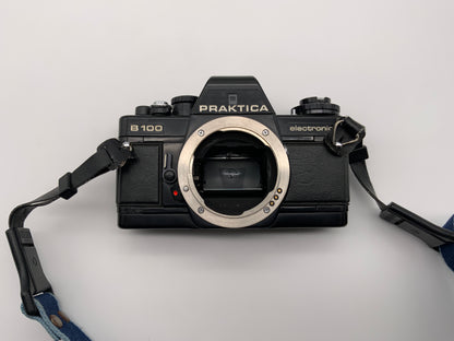 Praktica B100 electronic !Beli defekt! Body Gehäuse SLR Spiegelreflexkamera 35mm