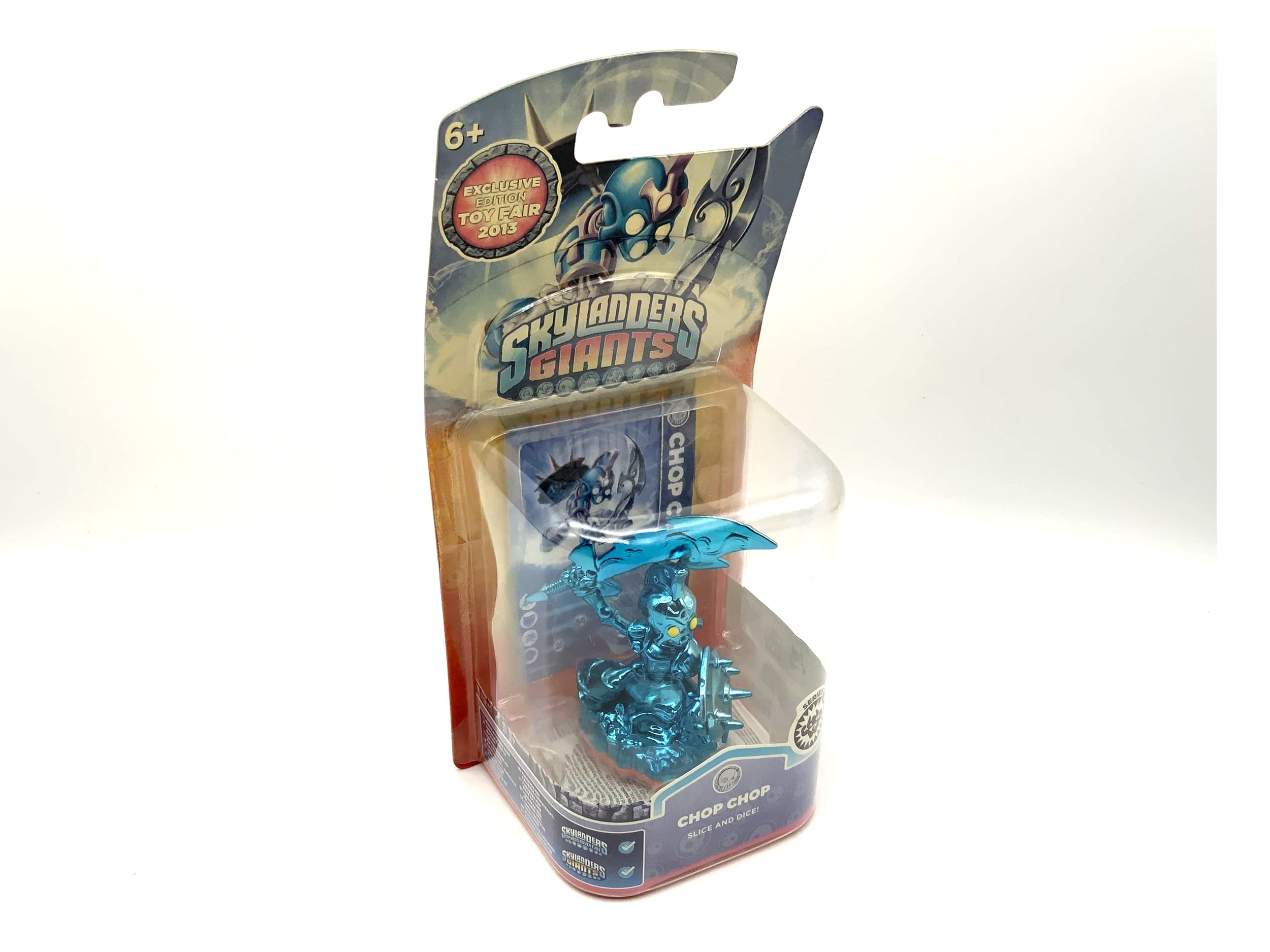 Metallic Blue Chop Chop Skylanders Giants exclusive Toy Fair 2013 Edition rare