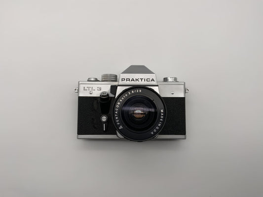 Pentacon Praktica LTL3 mit 2.8 29mm Objektiv Spiegelreflexkamera 35mm analog