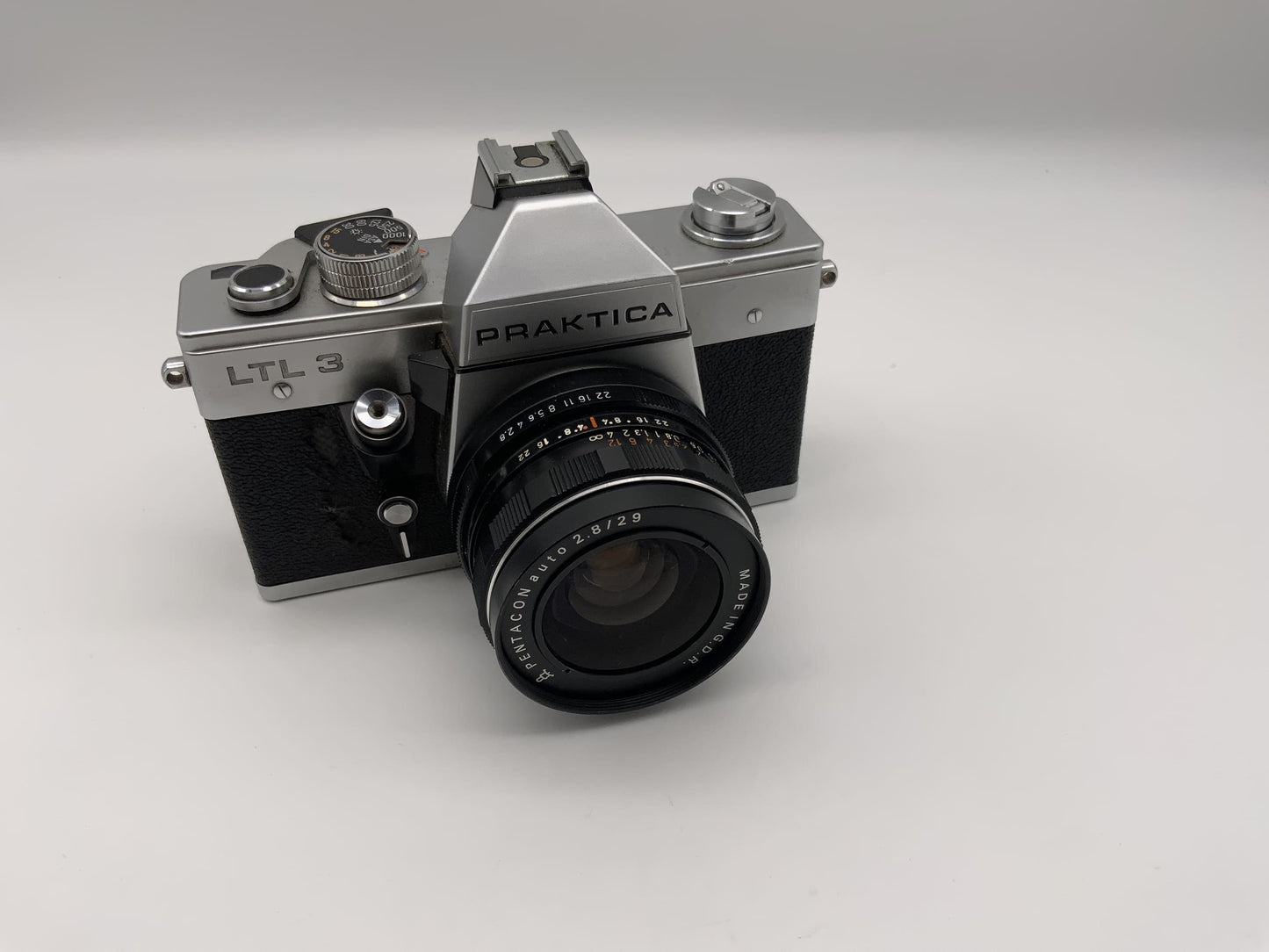 Pentacon Praktica LTL3 with 2.8 29mm lens SLR camera 35mm analog