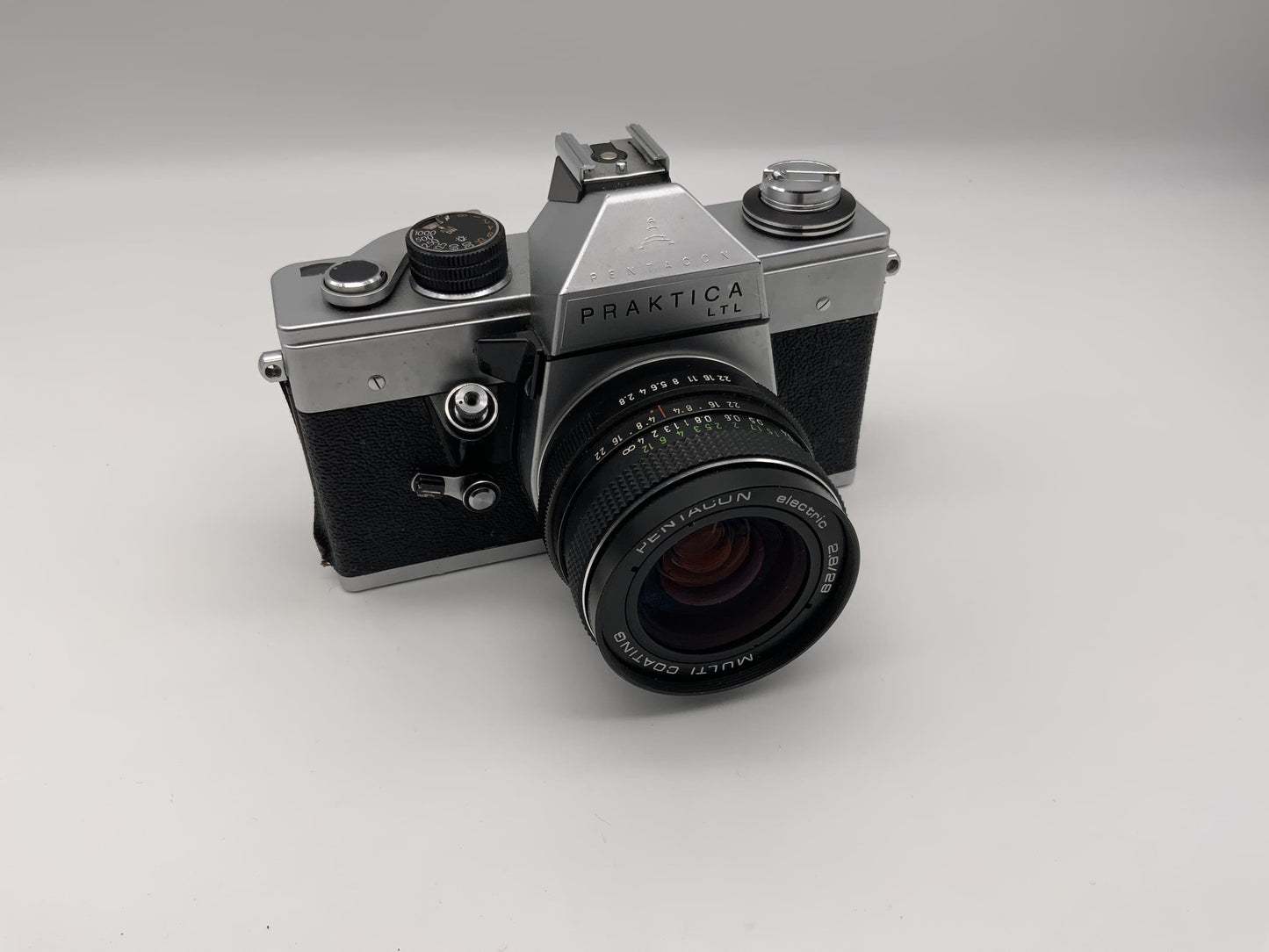 Pentacon Praktica LTL with 2.8 29mm lens SLR camera 35mm analog