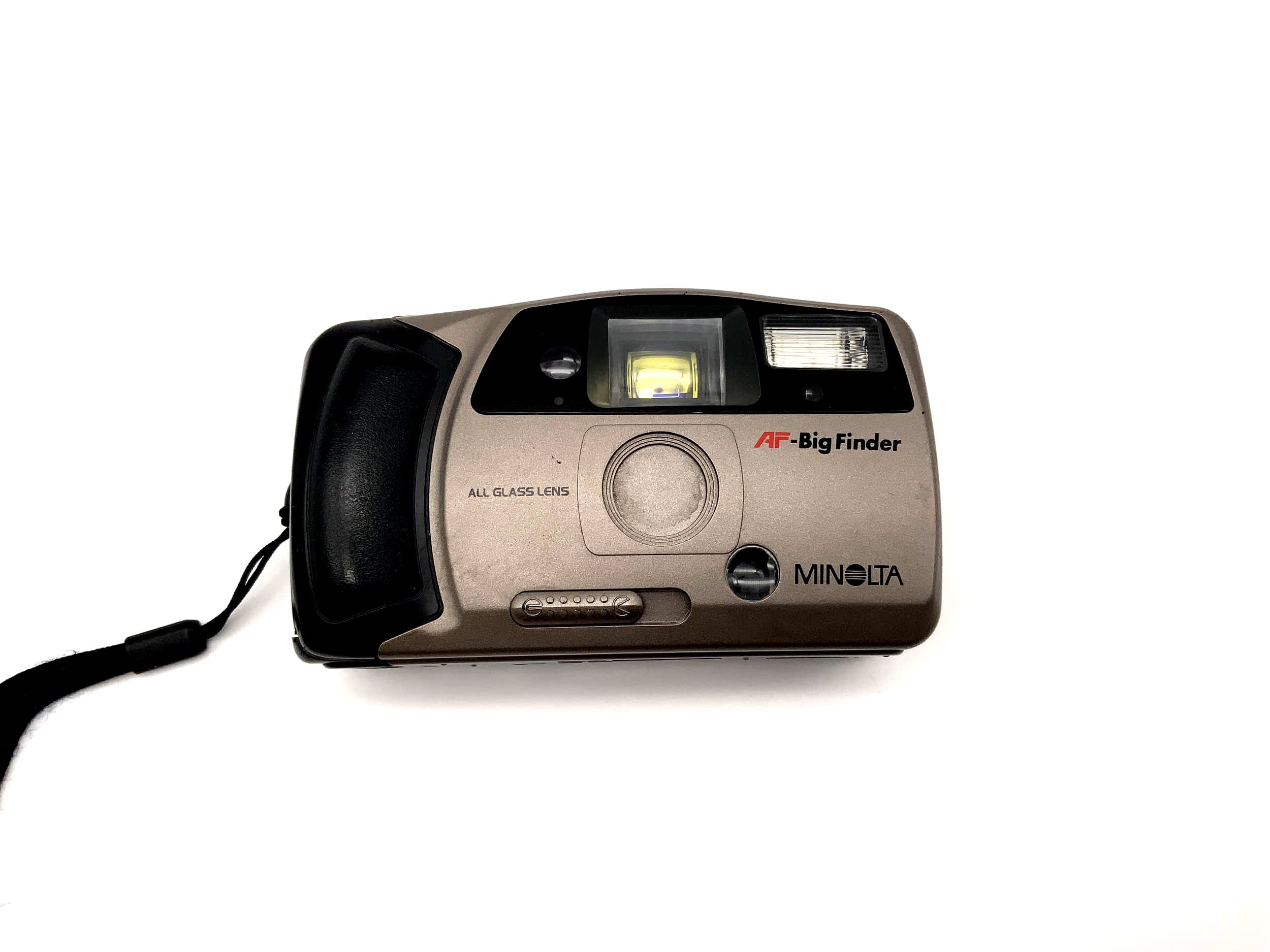 Appareil photo compact analogique Minolta AF-Big Finder AF Point&amp;Shoot 35 mm