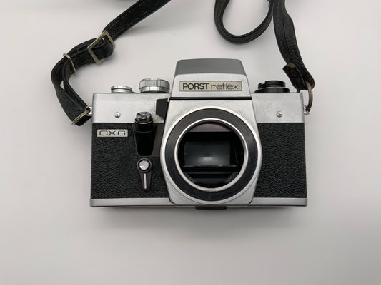 Porst reflex CX6 !Beli defekt! Body Gehäuse SLR analoge Spiegelreflexkamera 35mm