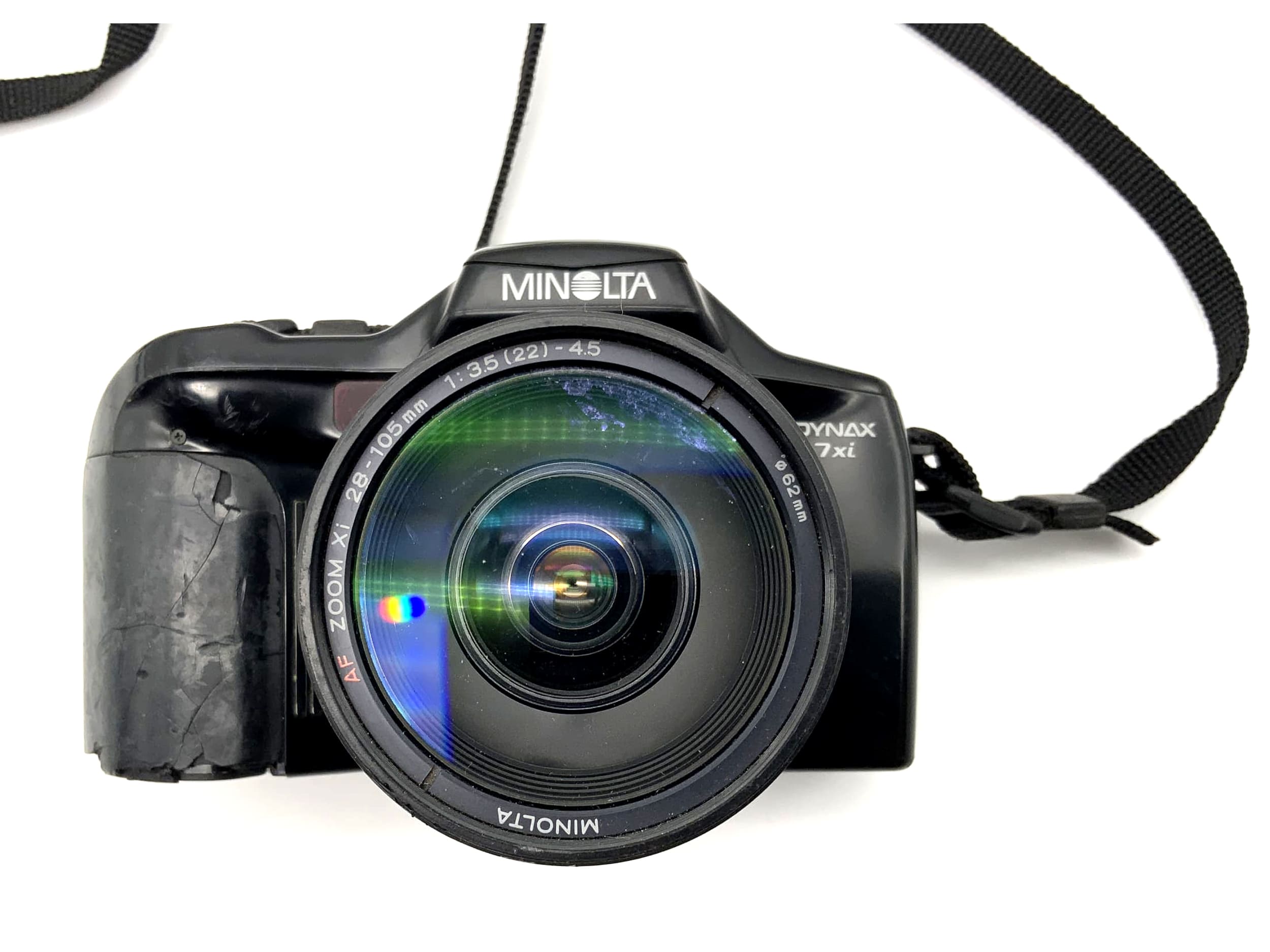 Appareil photo reflex analogique Minolta Dynax 7 xi avec objectif AF Zoom Xi 1:3,5-4,5