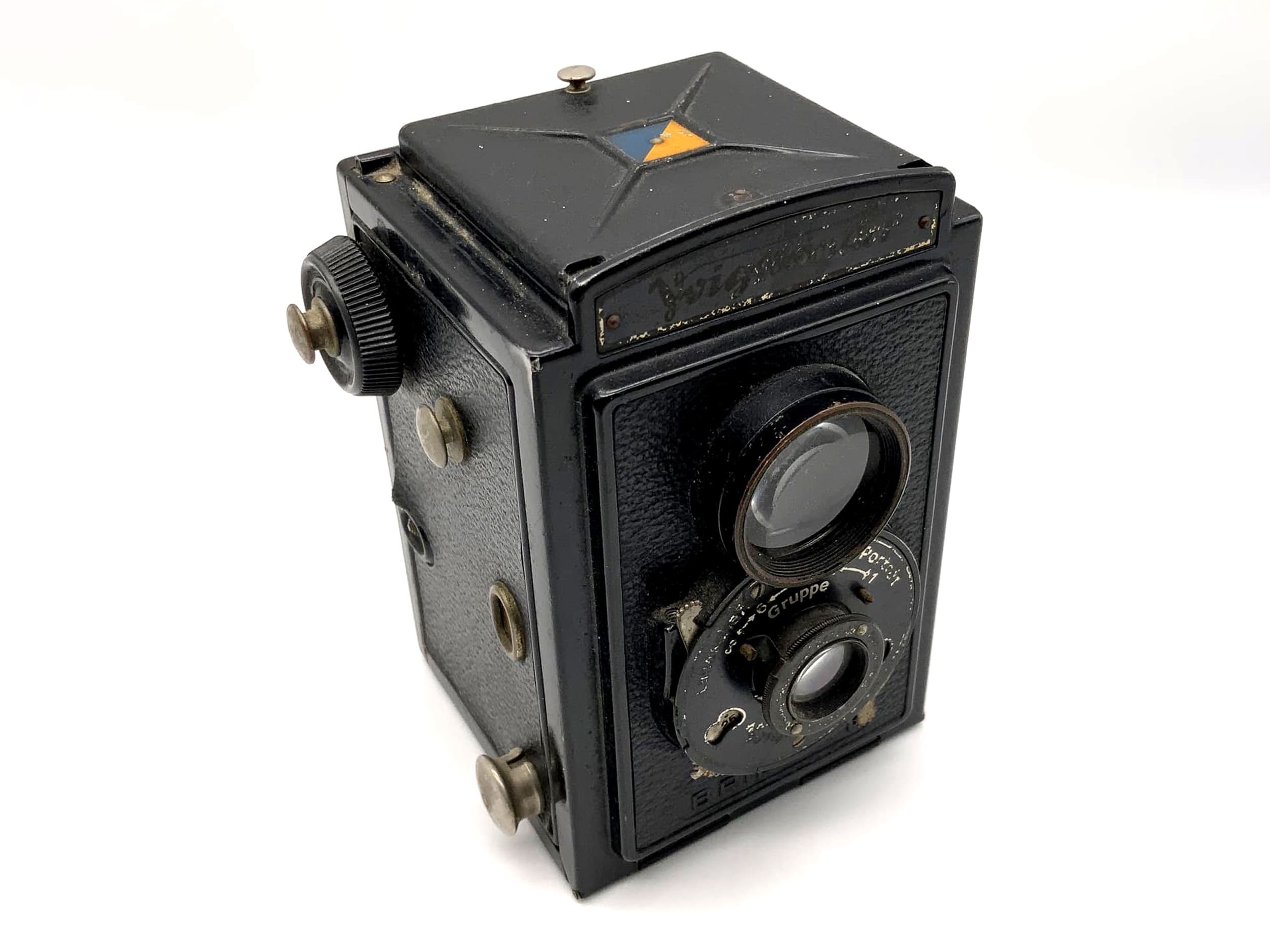 Voigtländer Brillant Anastigmat Voigtar 1:7,7 F=7,5 cm Appareil photo analogique TLR à double objectif