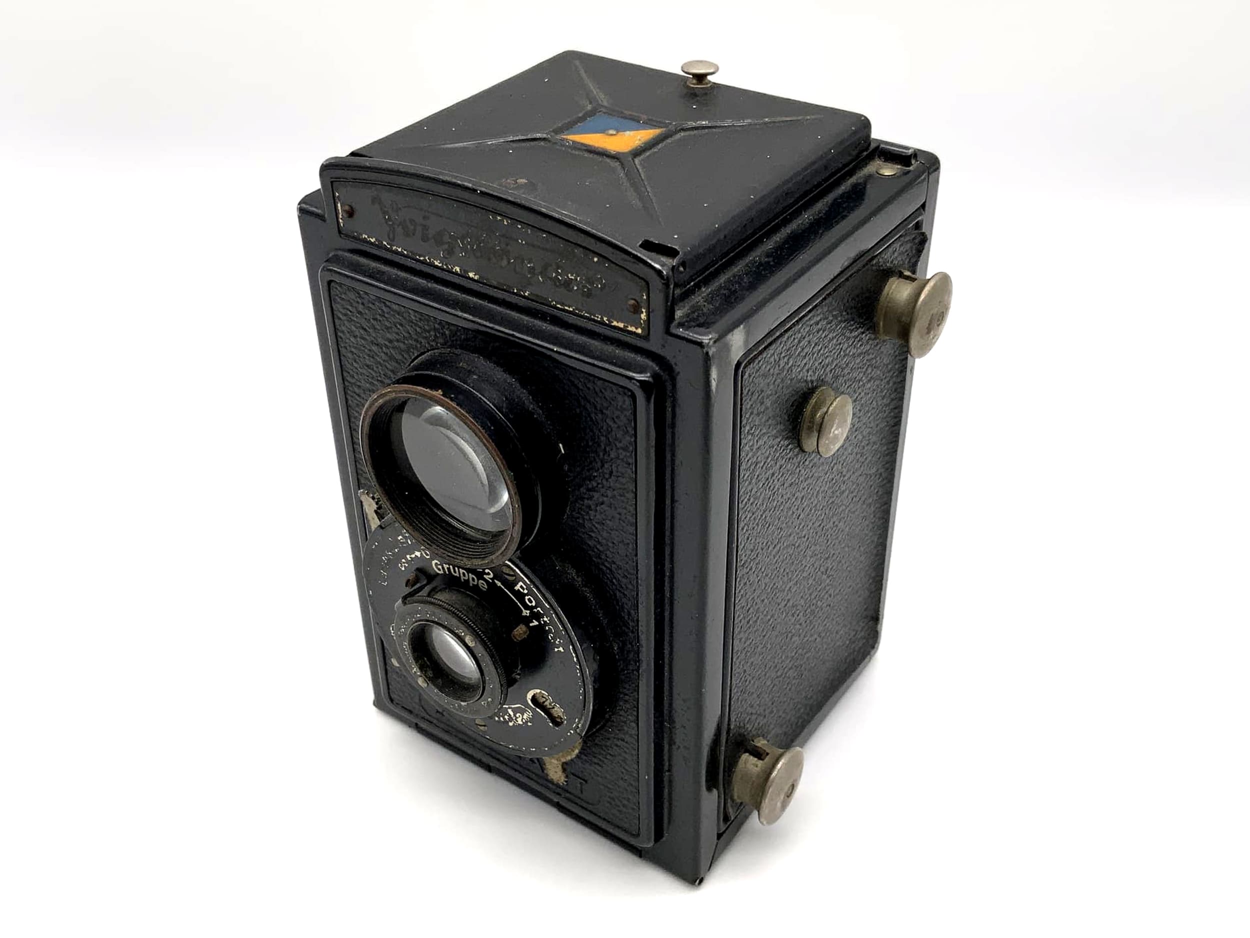 Voigtländer Brillant Anastigmat Voigtar 1:7,7 F=7,5 cm Appareil photo analogique TLR à double objectif