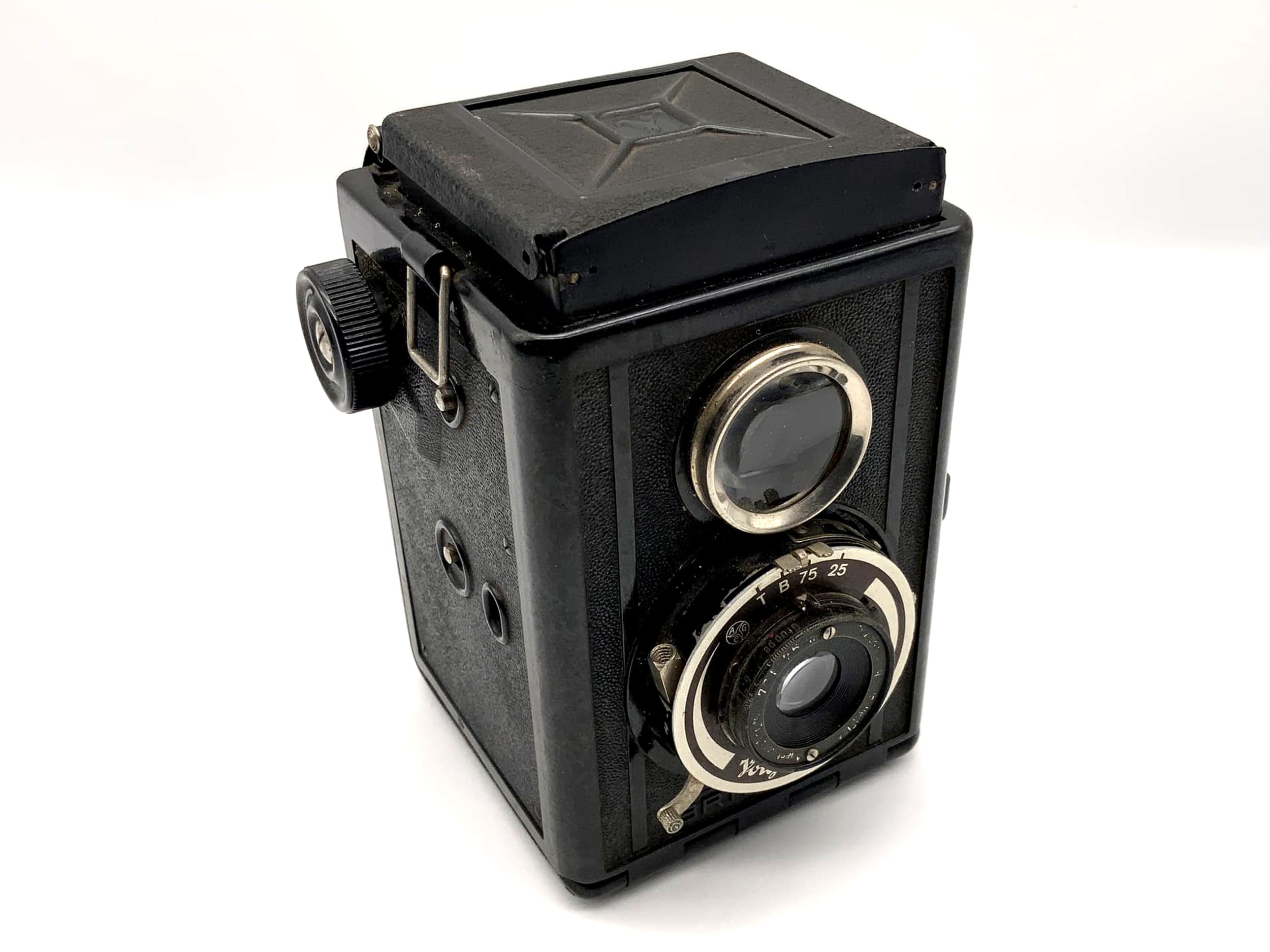 Voigtländer Brillant Box Camera Roll Film vintage Appareil photo analogique