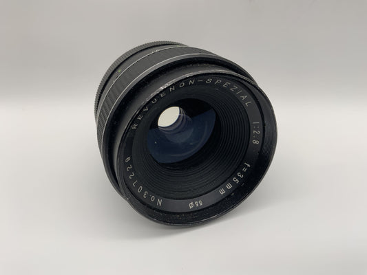 Revuenon 35mm 1:2.8 Objektiv  Spezial Kamera Camera Lens (M42)