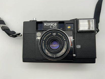 Konica C35 Sucherkamera mit Hexanon 38mm 1:2.8 35mm Kompaktkamera