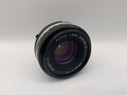 Nikon 50mm 1:1.8 Objektiv Lens Series E Pancake Ai-S Lens Porträt (Nikon F)