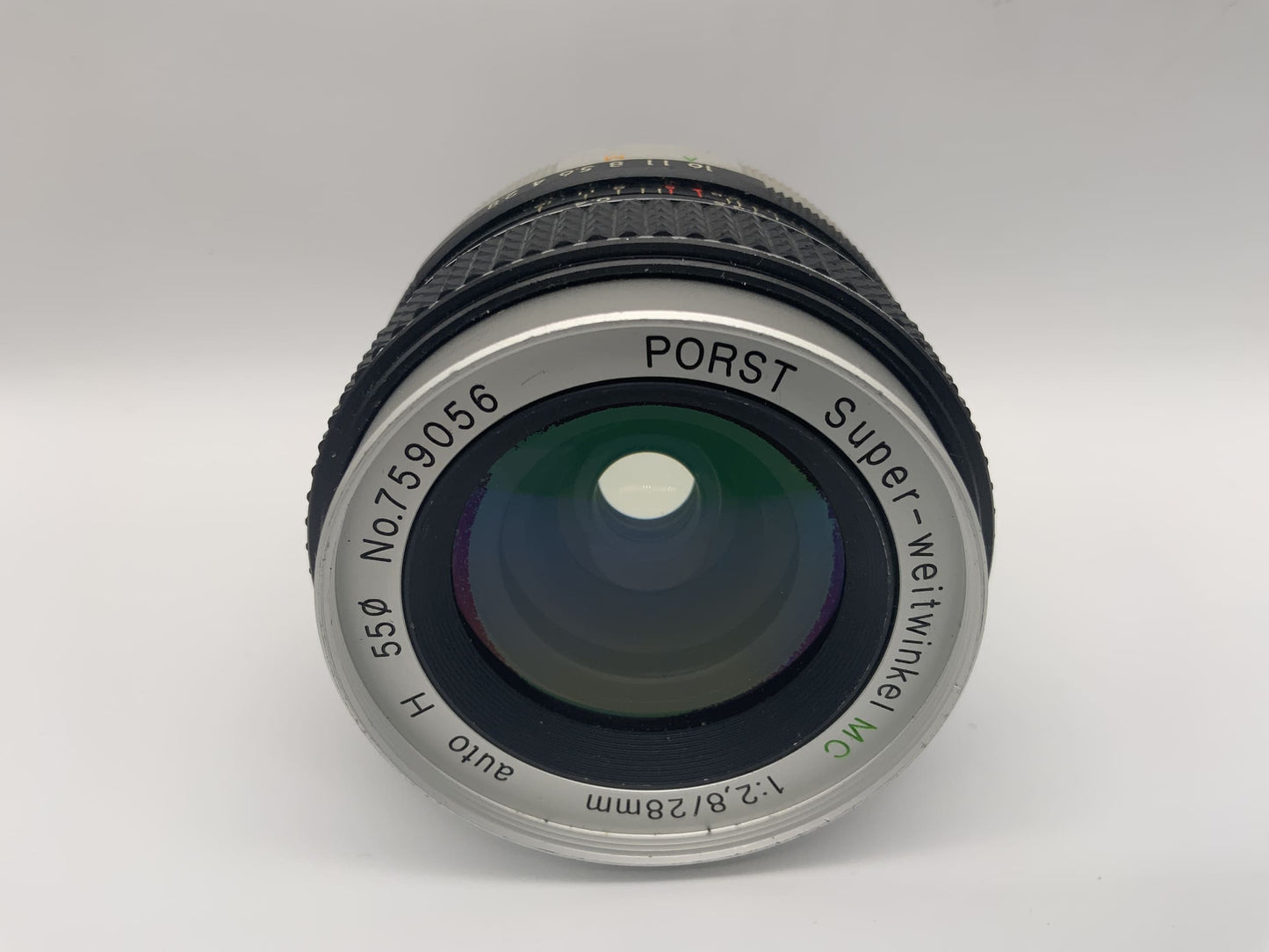 Porst 28mm 1:2.8 Objektiv  Super-weitwinkel MC ww auto H Lens (M42)