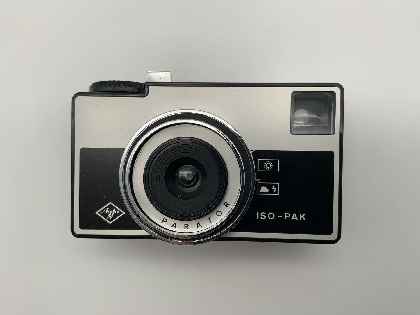 Agfa Iso-Pak Sucherkamera mit Parator 35mm Kompaktkamera