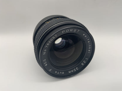 Porst 35mm 1:2.8 Objektiv  auto F Weitwinkel ww Kamera Camera Lens (M42)