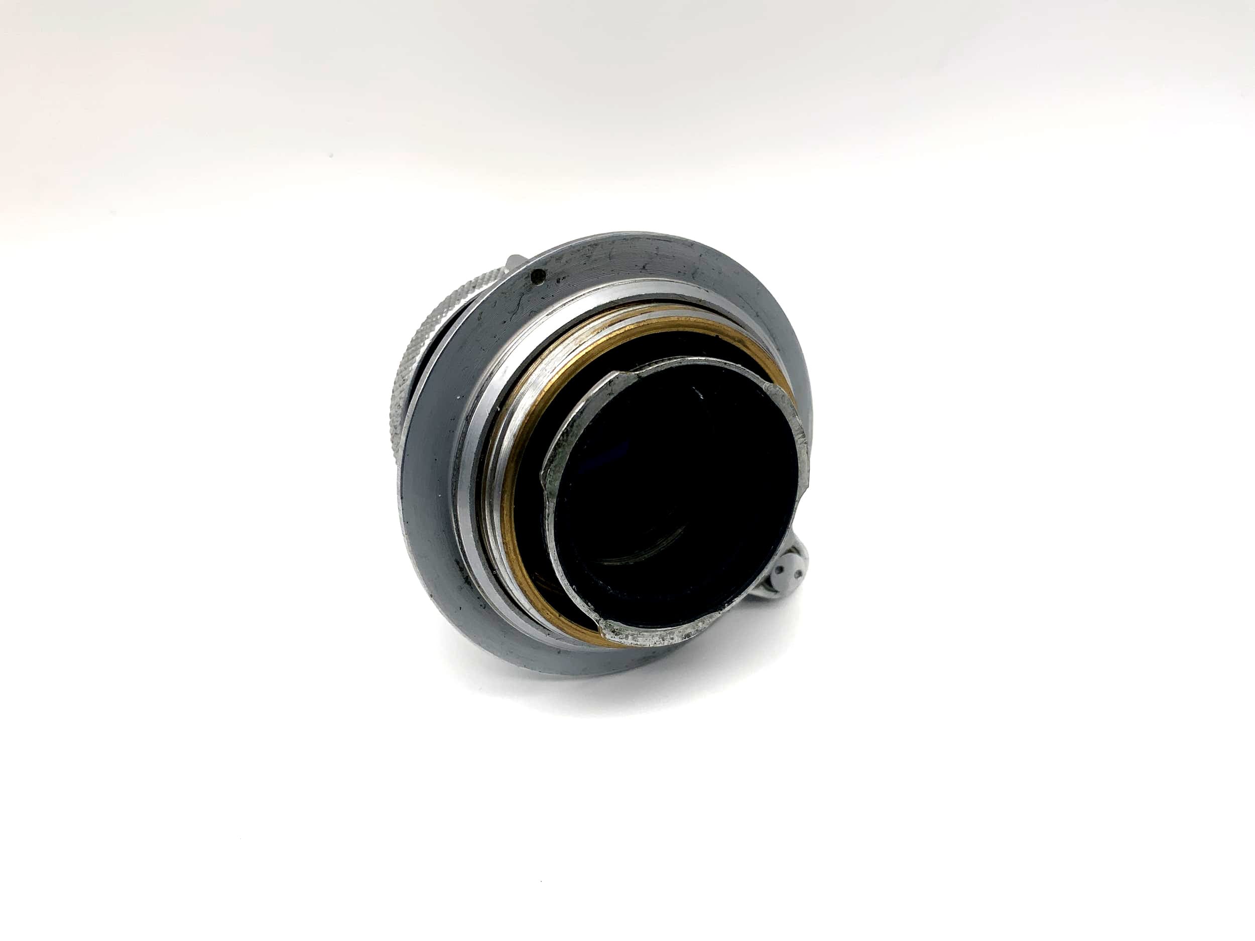 Objectif KMZ 50 mm 1:3,5 Industar-22 rouge P compatible avec l'objectif Leica (M39)