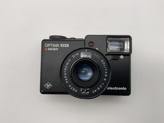 Agfa Optima 1035 sensor Sucherkamera mit Solitar S 40mm 1:2.8 35mm