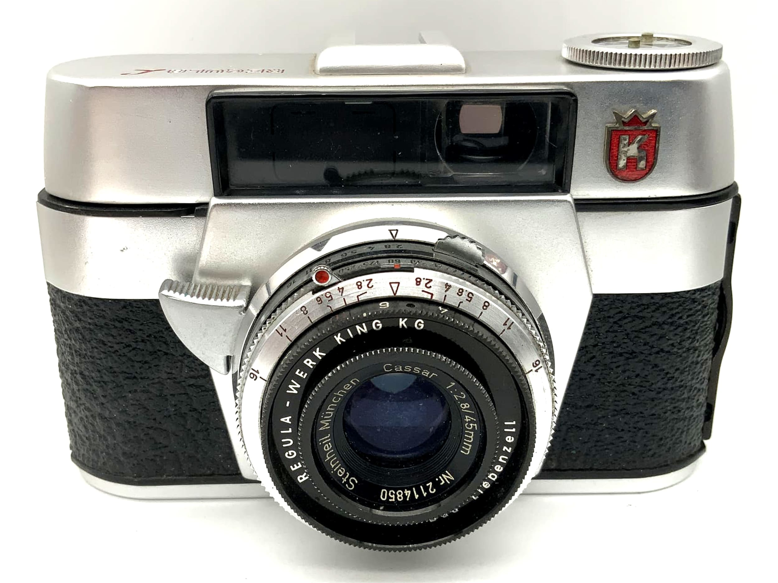 Appareil photo télémétrique Regula L Steinheil Munich Cassar 1:2,8 f = 45 mm Appareil photo analogique Pronto