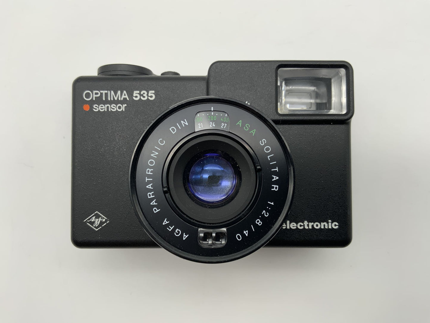 Agfa Optima 535 sensor Sucherkamera mit Solitar 40mm 1:2.8 35mm Kompaktkamera