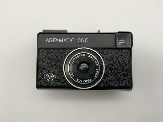 Agfa Agfamatic 55C Sucherkamera mit Colorstar Special Parator 35mm