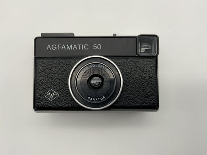 Agfa Agfamatic 50 Sucherkamera mit Colorstar Parator 35mm Kompaktkamera