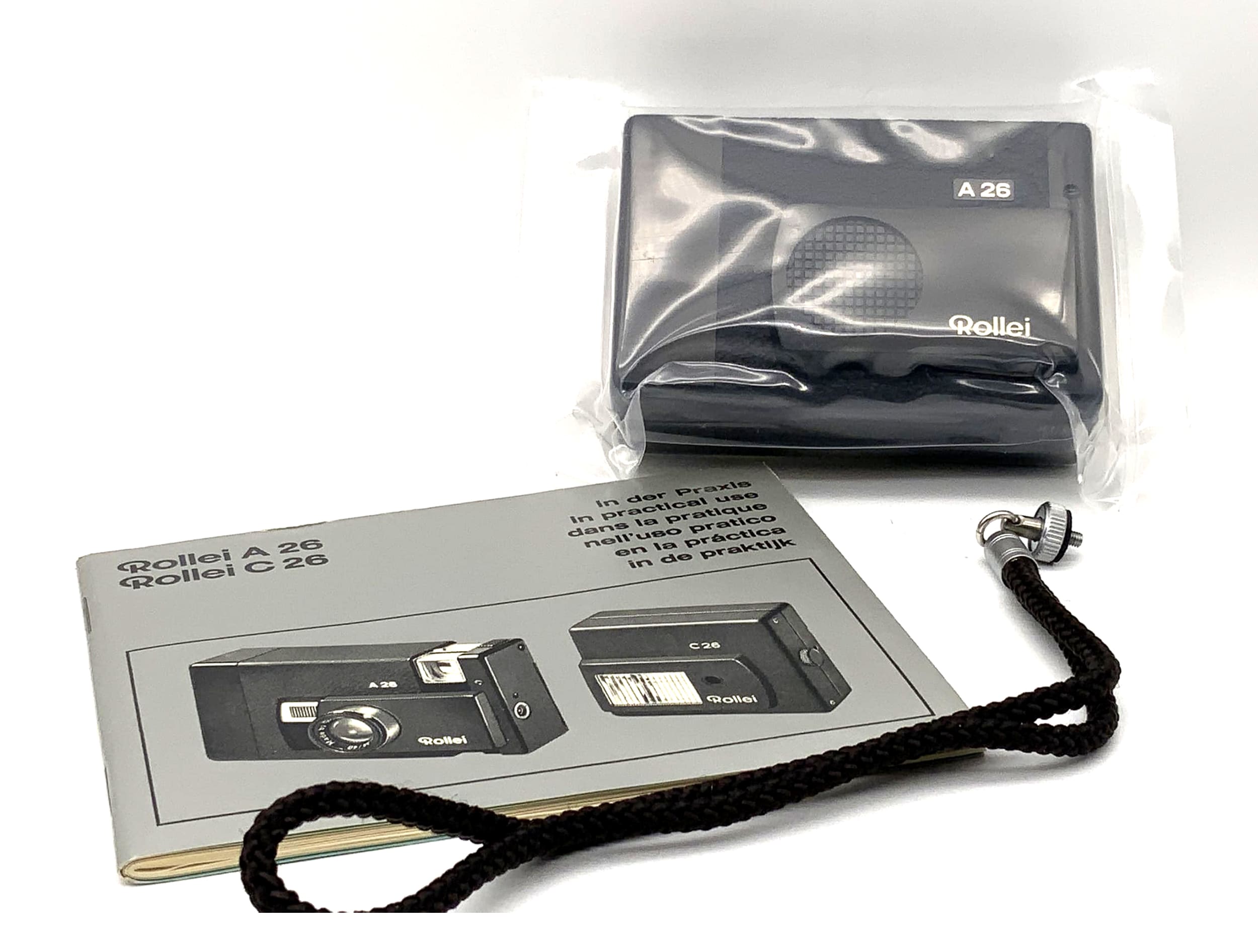 Appareil photo à viseur Rollei A 26 avec appareil photo compact Sonnar 3.5/40 appareil photo analogique Nouveau !