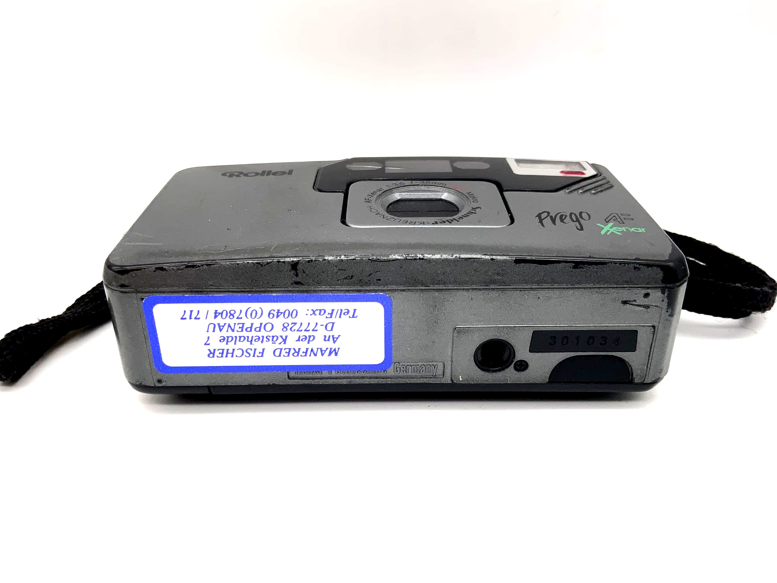 Rollei Prego AF Point&amp;Shoot with Xenar 1:3.5 f=35mm HFT Macro Analog Camera