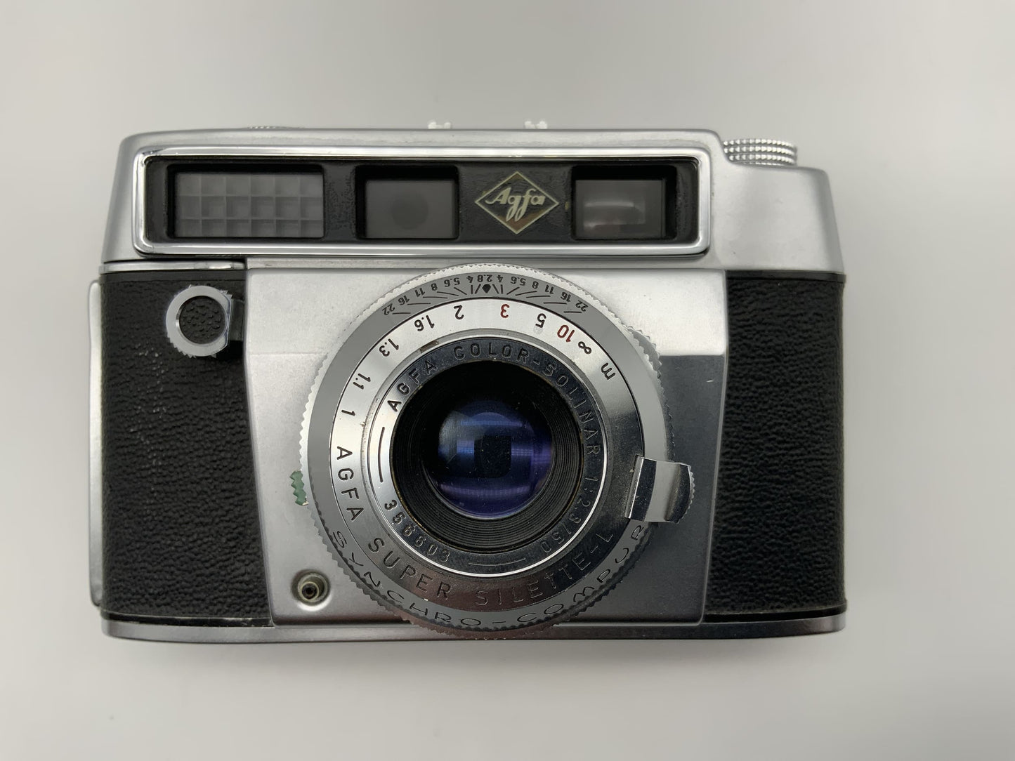 Agfa Synchro Compur Sucherkamera mit Color Solinar 50mm 1:2.8 35mm