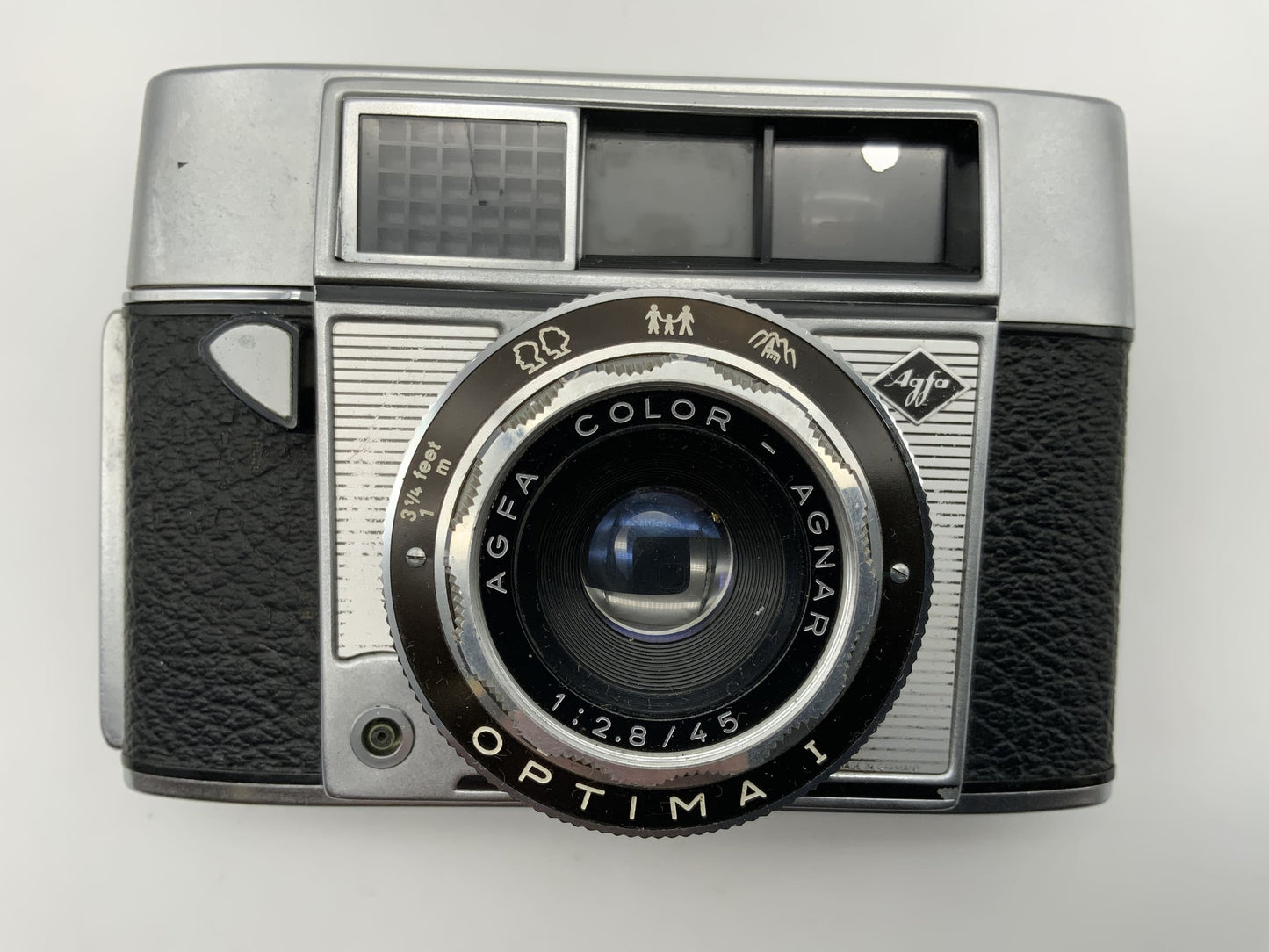 Agfa Optima I Sucherkamera mit Color Agnar 45mm 1:2.8 35mm Kompaktkamera 1