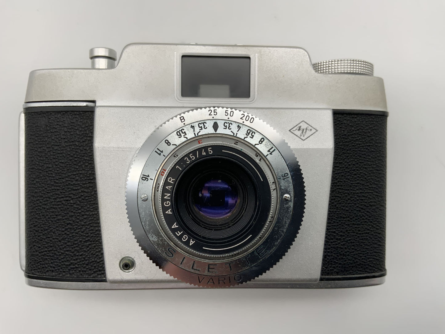 Agfa Silette Vario Sucherkamera mit Color Agnar 45mm 1:2.8 35mm Kompaktkamera