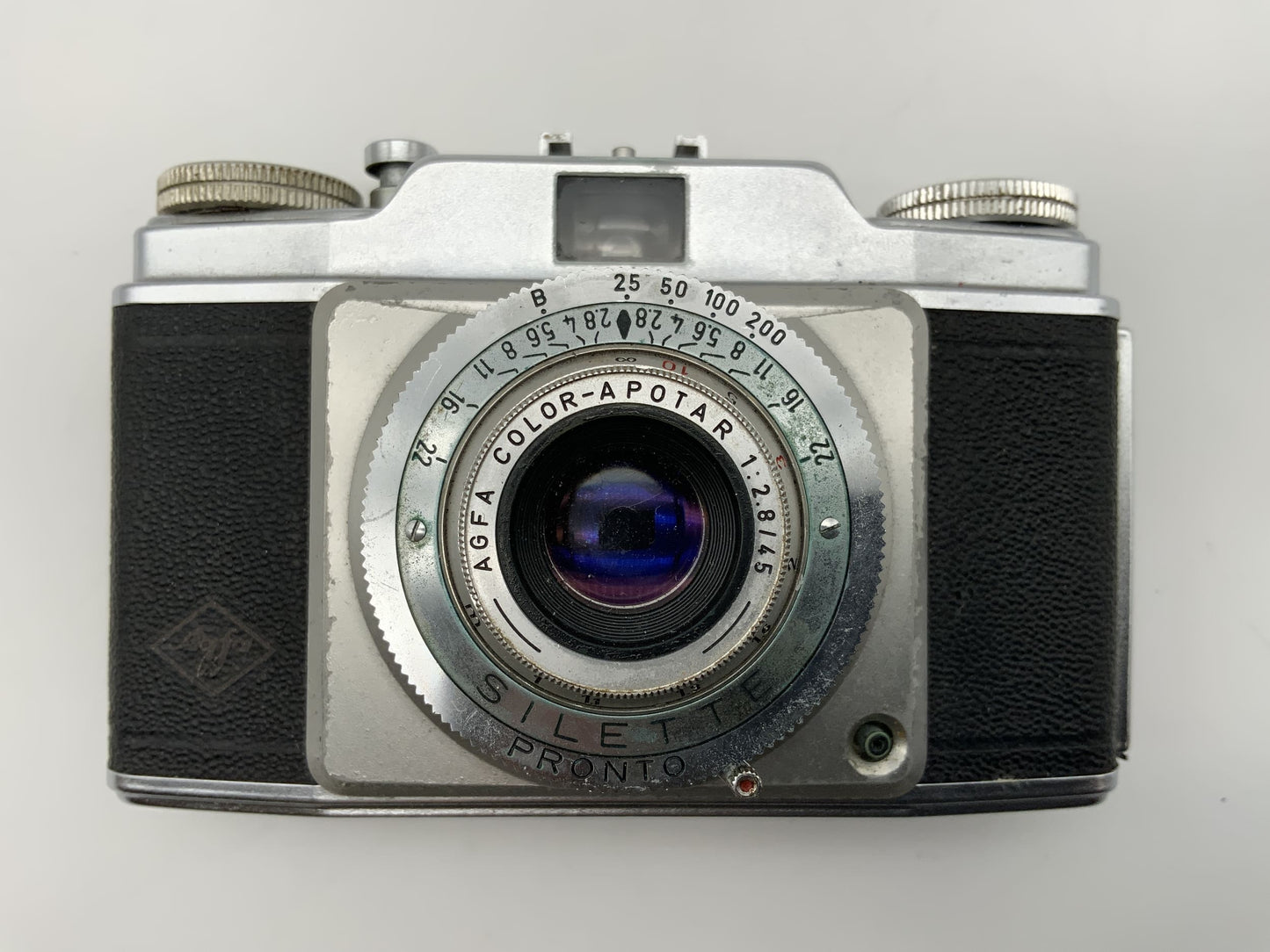 Agfa Silette Pronto Sucherkamera mit Color Apotar 45mm 1:2.8 35mm Kompaktkamera