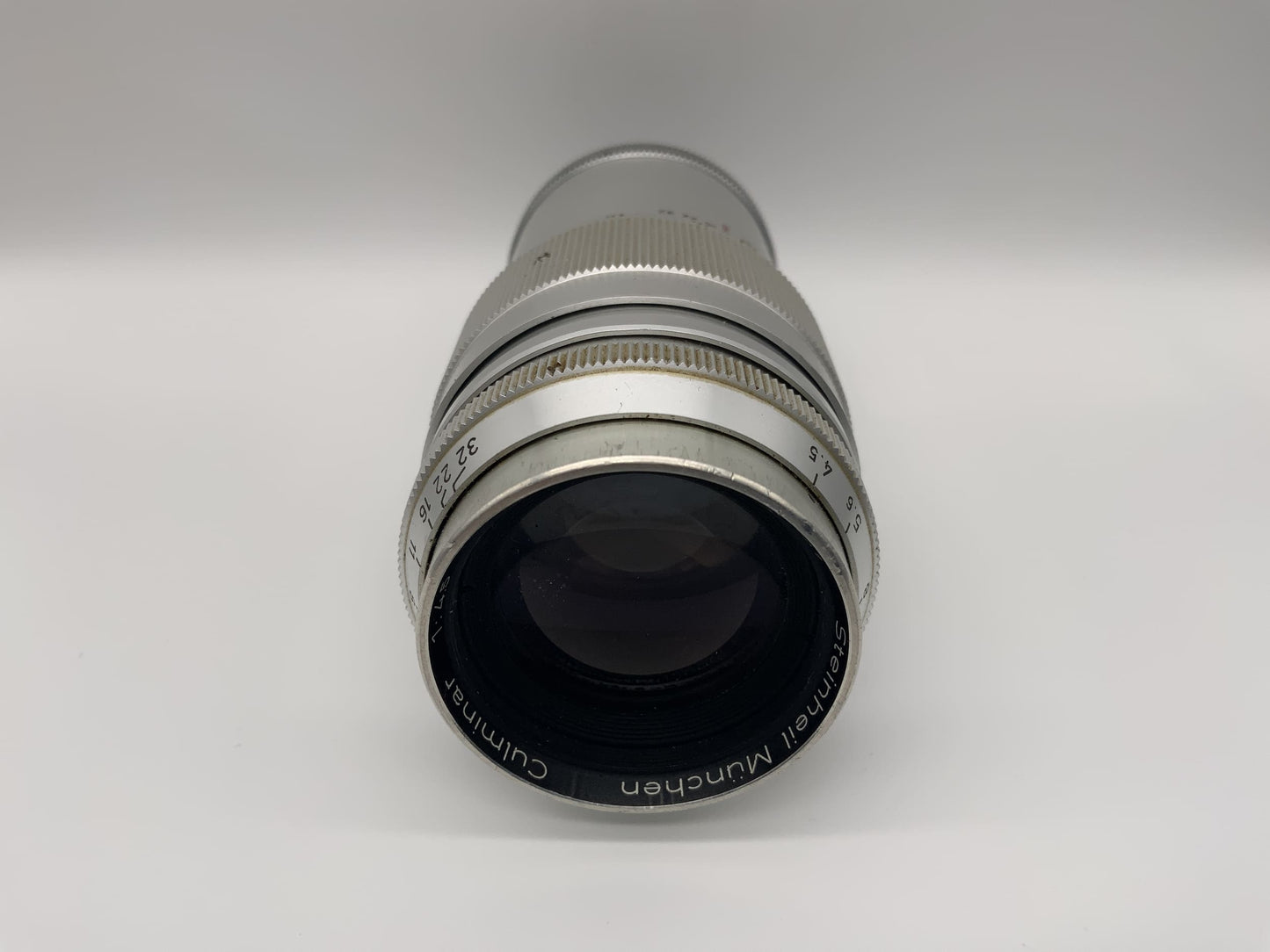 Steinheil München 135mm 1:4.5 Objektiv  Culminar passend für Leica !Pilz!  (M39)