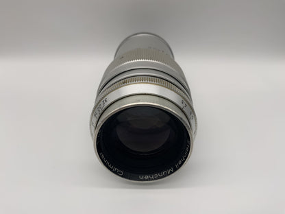 Steinheil München 135mm 1:4.5 Objektiv  Culminar passend für Leica !Pilz!  (M39)