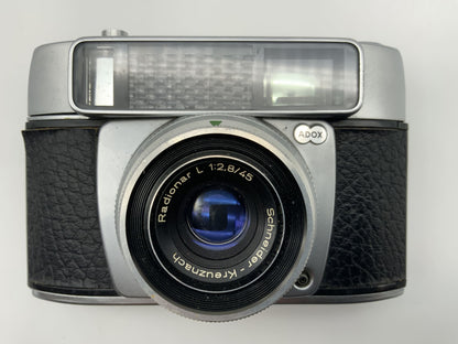 Adox Prontormat-S Sucherkamera mit Radionar L 45mm 1:2.8 35mm Kompaktkamera