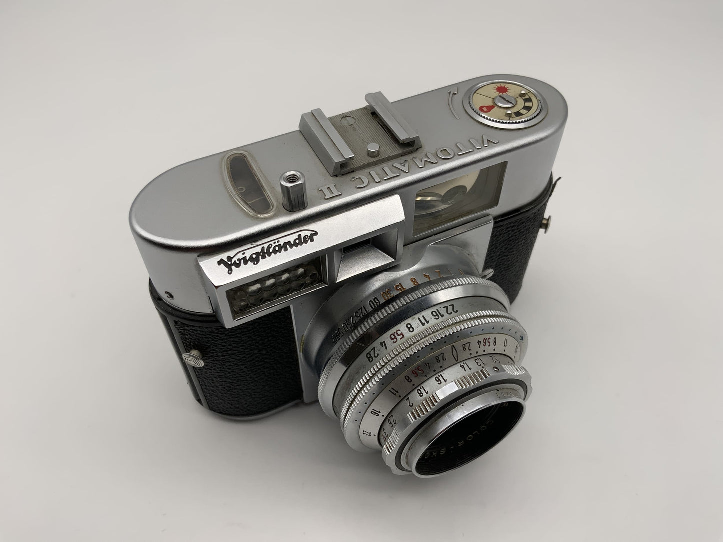 Voigtländer Vitomatic II Sucherkamera mit Skopar 50mm 1:2.8 35mm Prontor SLK