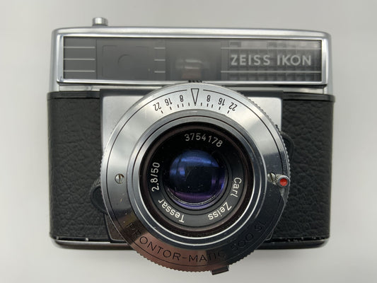 Zeiss Ikon Contessamat SBE Sucherkamera mit Tessar 50mm 1:2.8 35mm