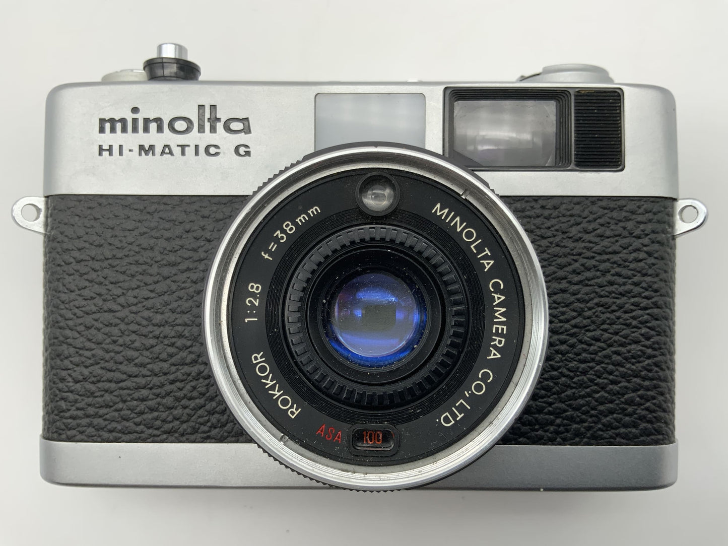 Minolta Hi-Matic G Sucherkamera mit Rokkor 38mm 1:2.8 35mm Kompaktkamera